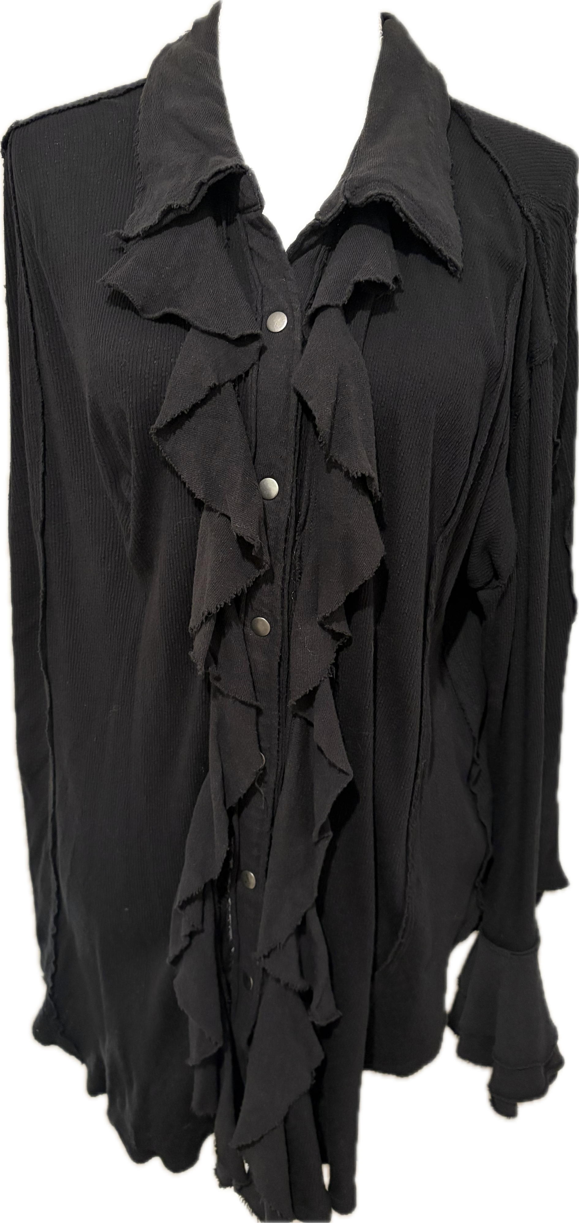 Free People Ruffle Blouse