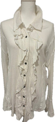 Free People Ruffle Blouse