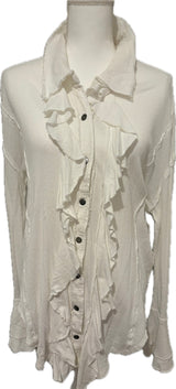 Free People Ruffle Blouse