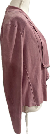 Ultra Suede Zip Front Jacket