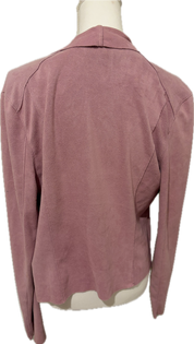 Ultra Suede Zip Front Jacket