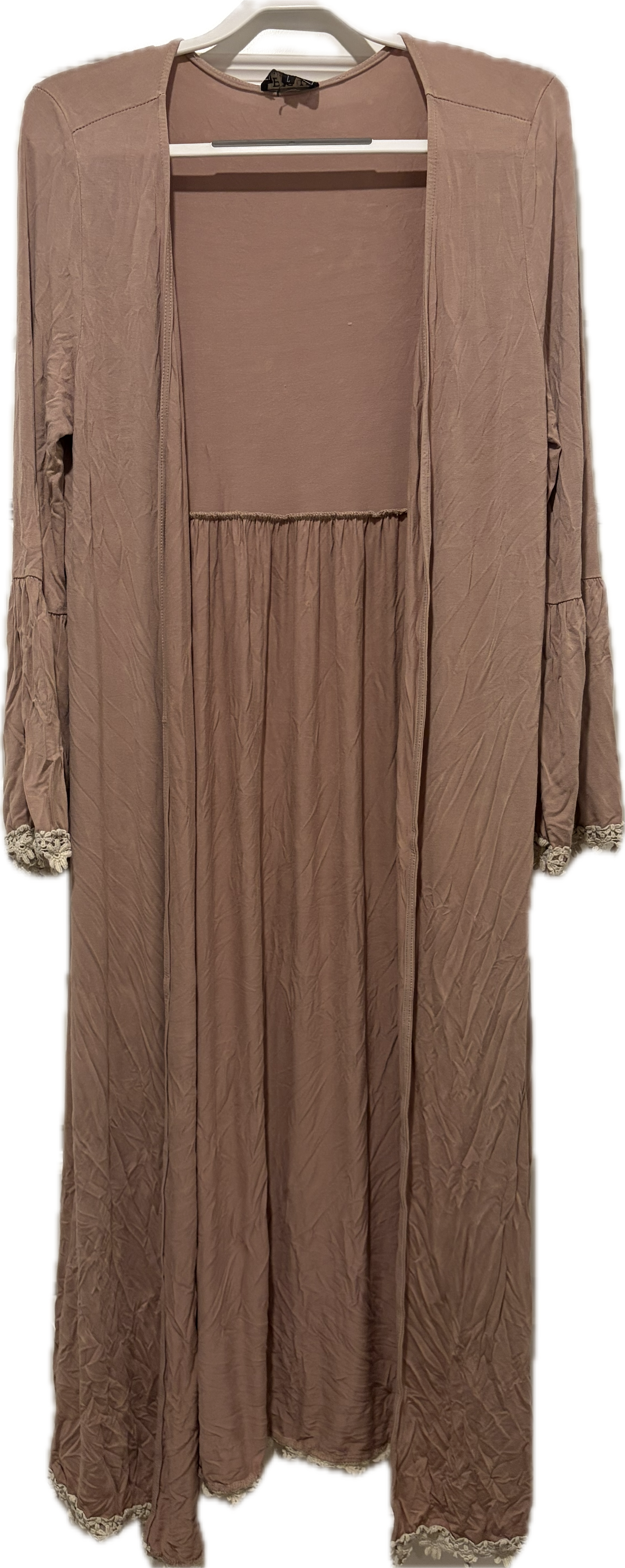 Embroidered Trim Robe