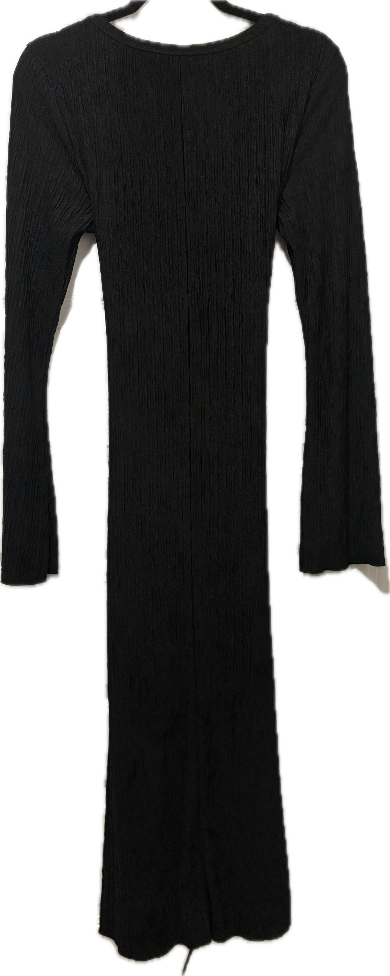 Lace Tie Front Crinkle Dress