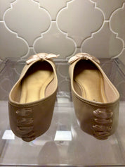 Satin Tie Ballet Flats