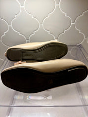 Satin Tie Ballet Flats