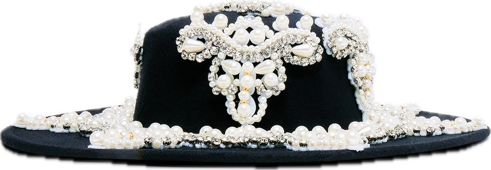 Embroidered Fedora Hat