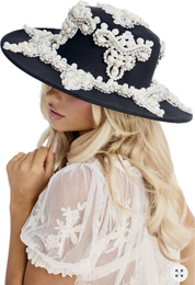 Embroidered Fedora Hat