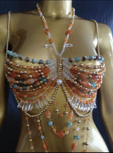Beaded Gem Bra Top
