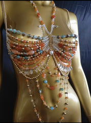 Beaded Gem Bra Top