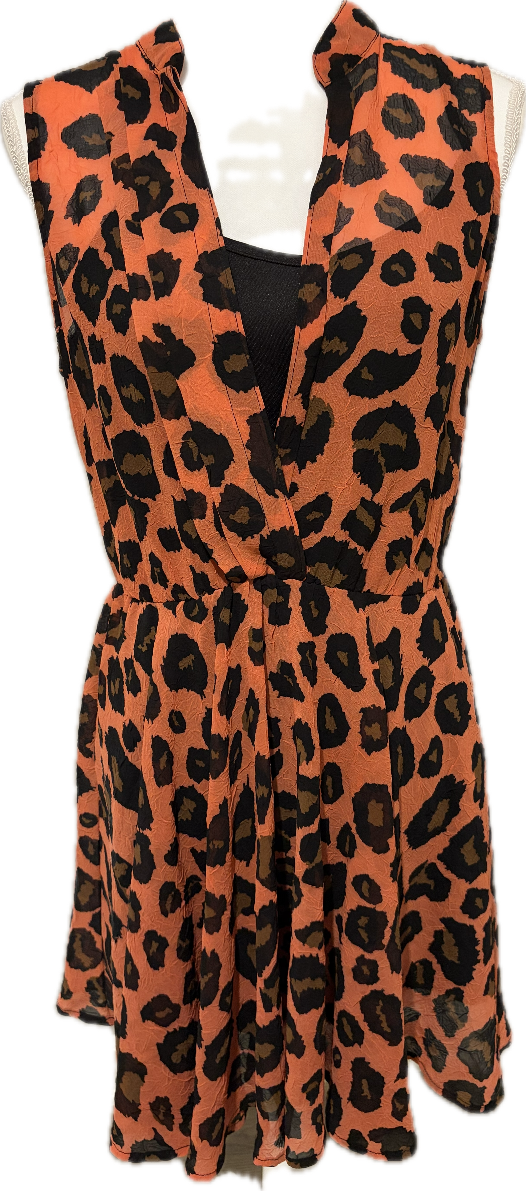 Mimi Chica Leopard Print Mini Dress