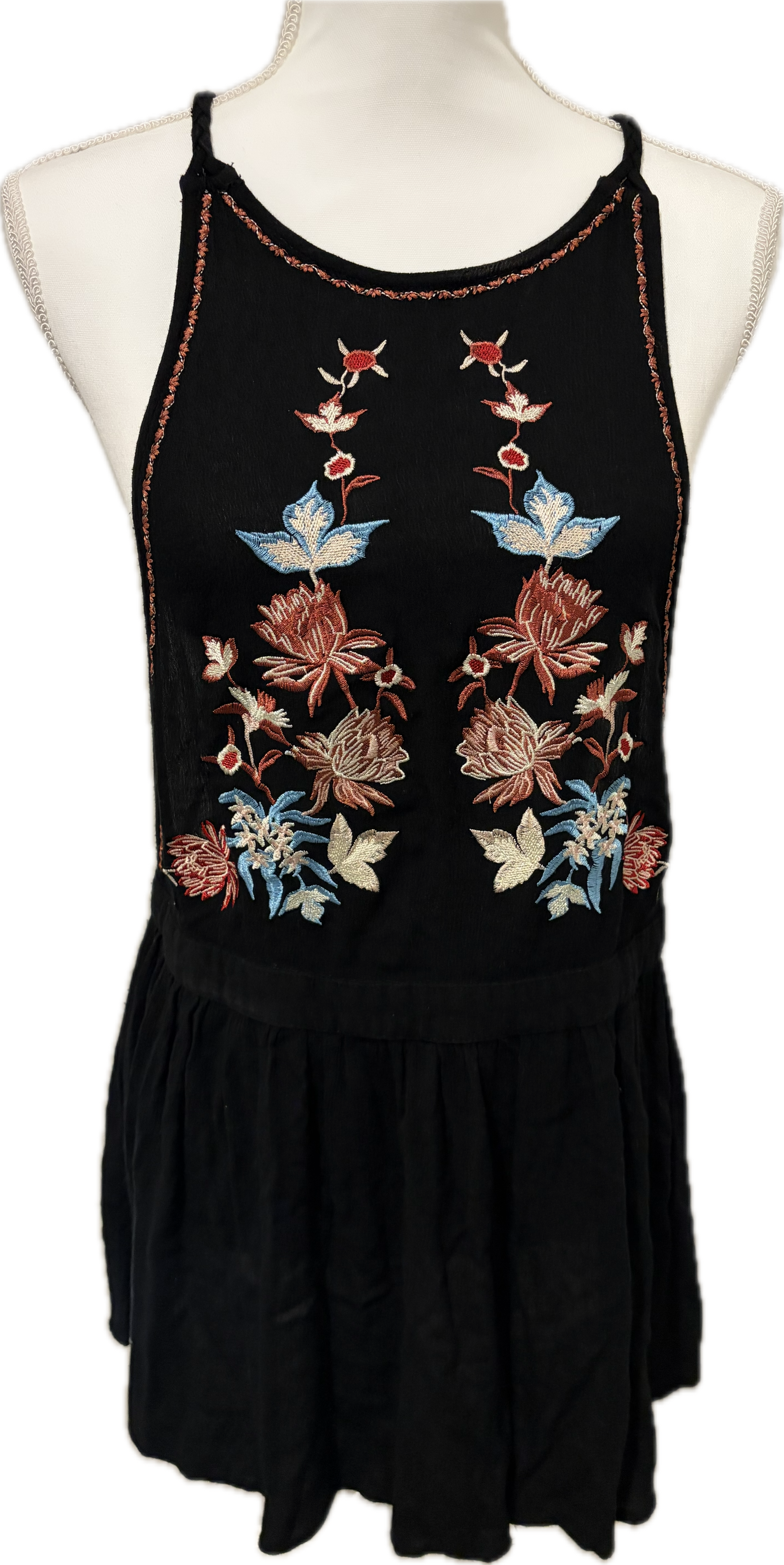 Embroidered Tank Top