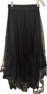 Mesh Handkerchief Skirt