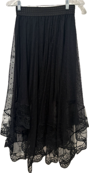 Mesh Handkerchief Skirt