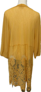 Yellow Lace Cardigan