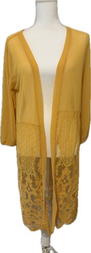 Yellow Lace Cardigan