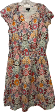 Talbots Floral Bloom Curve Dress