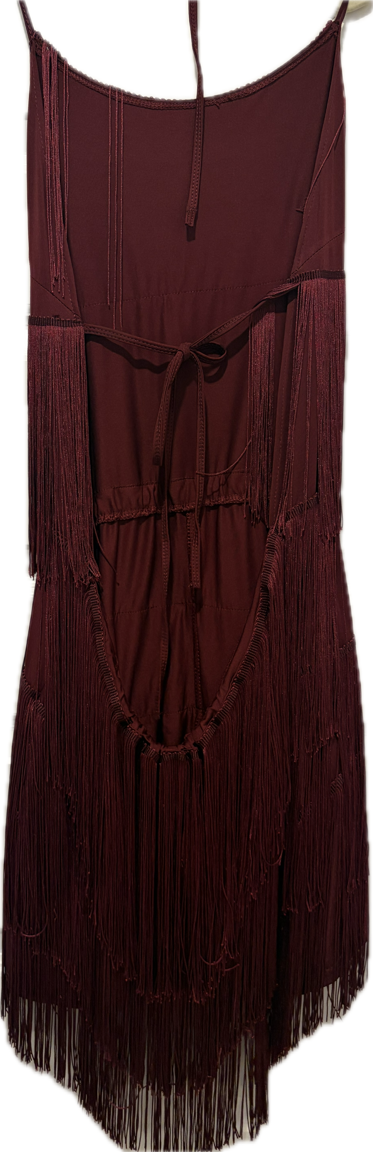 Fringe Backless Romper