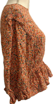 Faithful the Brand Floral Ruffle Blouse