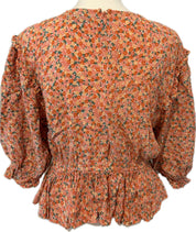 Faithful the Brand Floral Ruffle Blouse