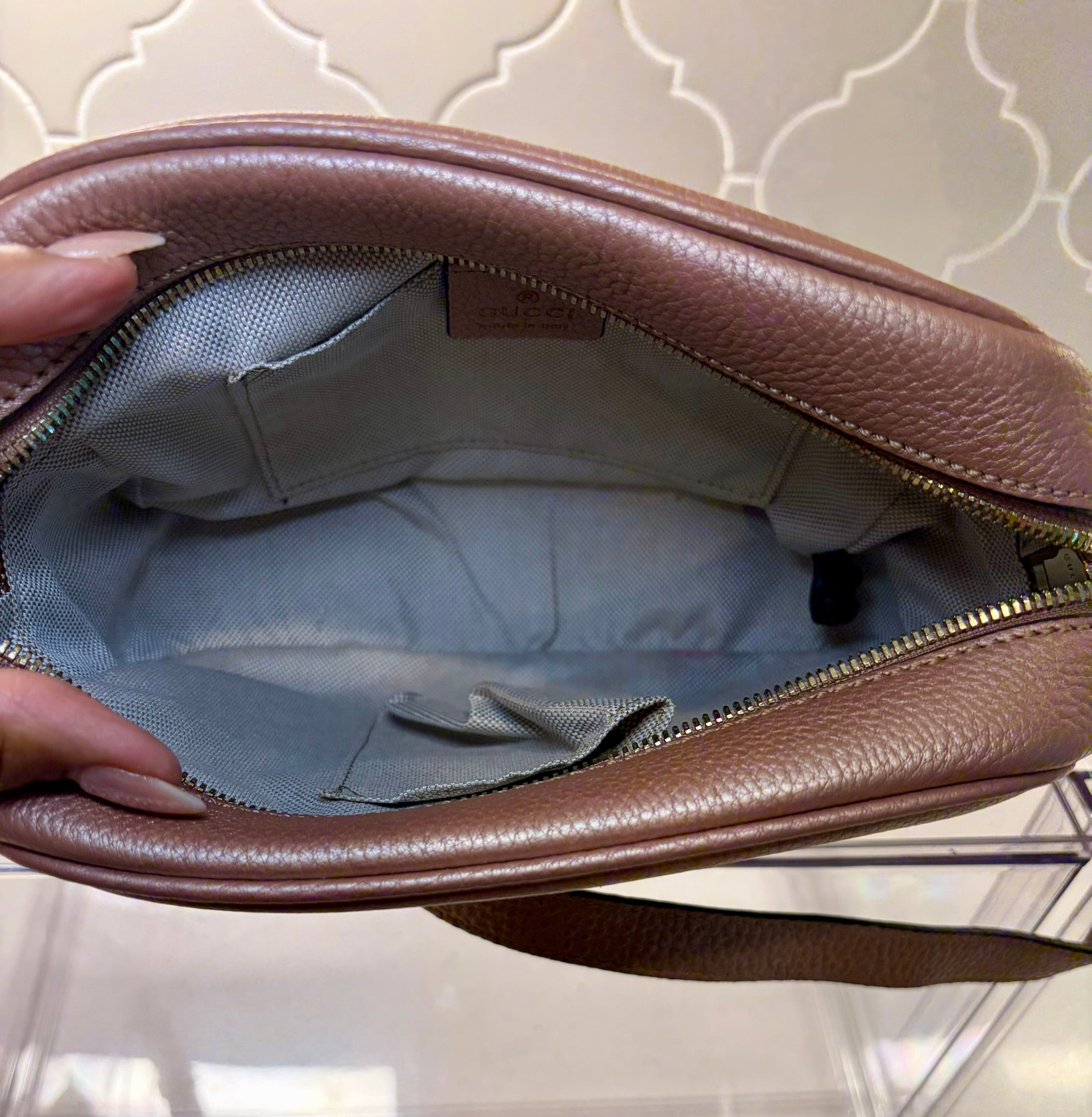 Gucci Crossbody Leather Handbag