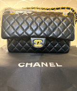 Chanel Quilted Lambskin Flap Handbag