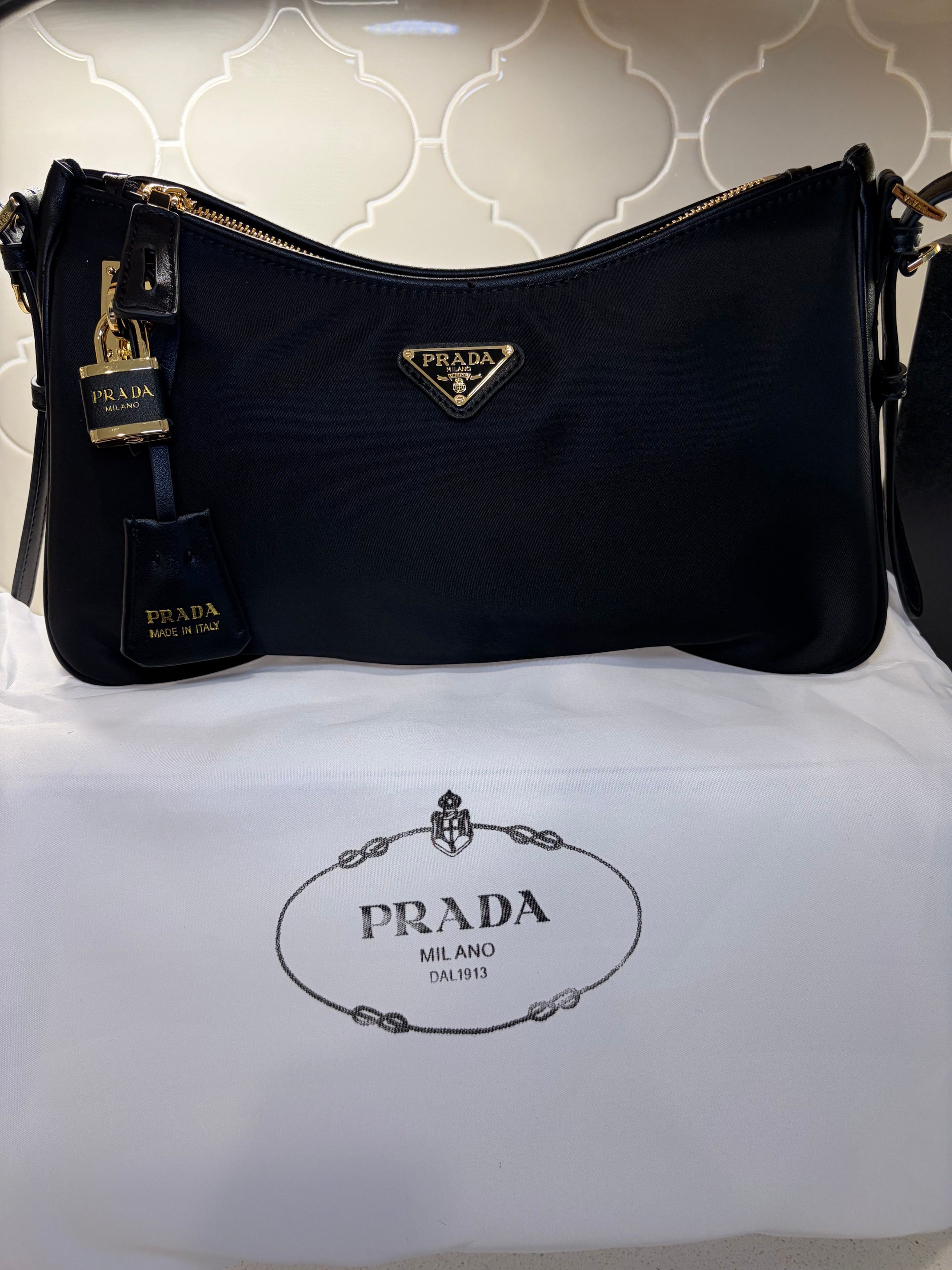 Prada Nylon Shoulder Bag