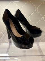 Hollywood Peep Toe Patent Platforms