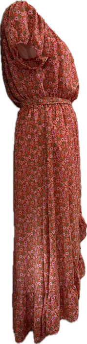Bar III Floral Print High Low Dress