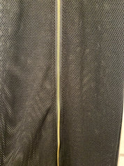 Strapless Mesh Gold Zip Front Dress