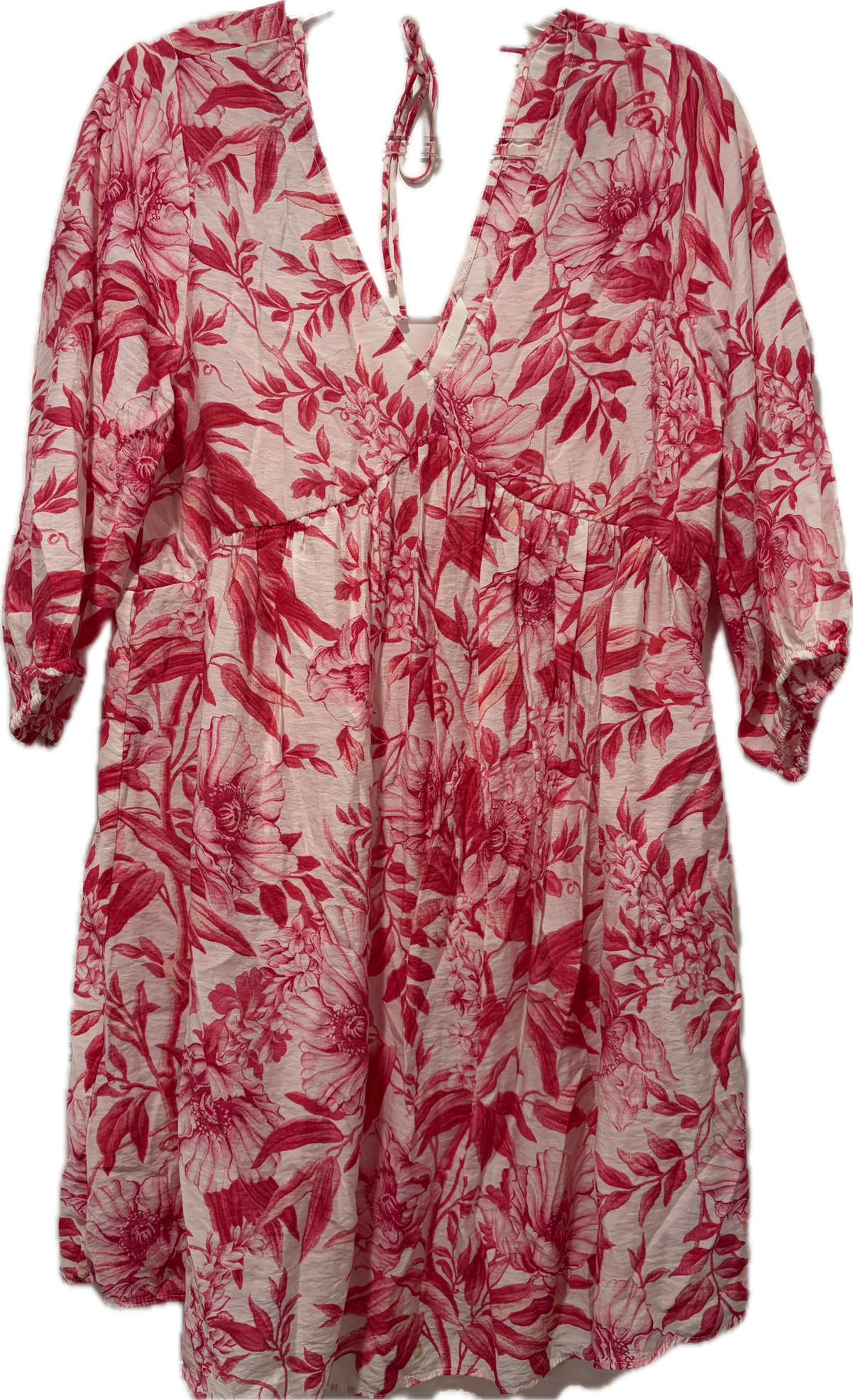 H&M Large Print Floral Mini Dress
