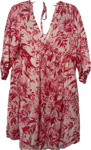 H&M Large Print Floral Mini Dress