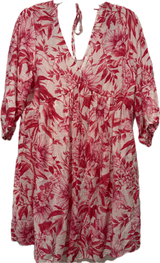 H&M Large Print Floral Mini Dress