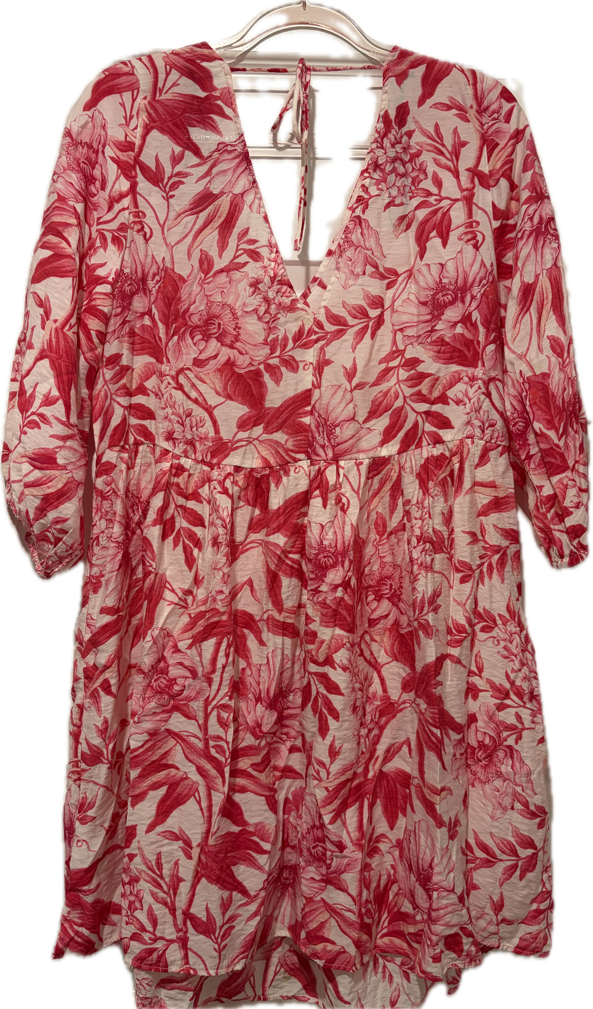 H&M Large Print Floral Mini Dress