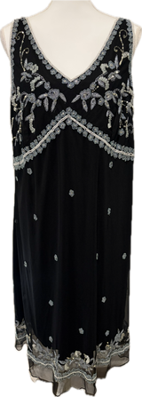 Beaded & Embroidered Plus Curve Dress