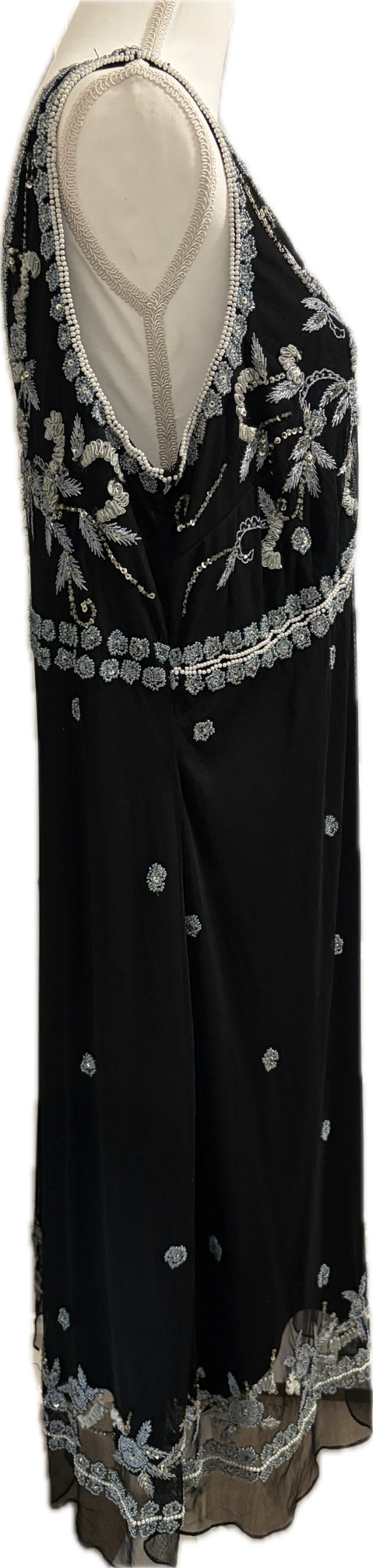 Beaded & Embroidered Plus Curve Dress