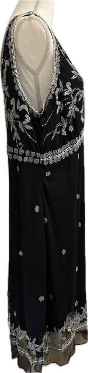 Beaded & Embroidered Plus Curve Dress