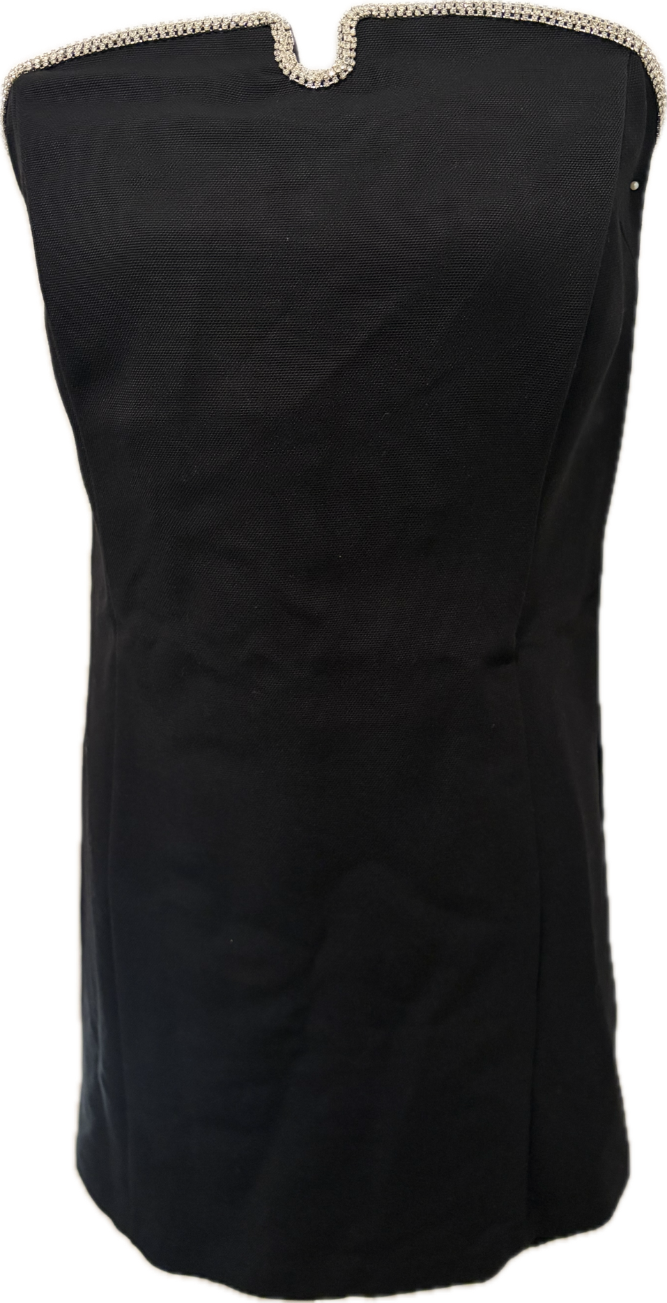 H&M Strapless Rhinestone Bodice Mini Dress