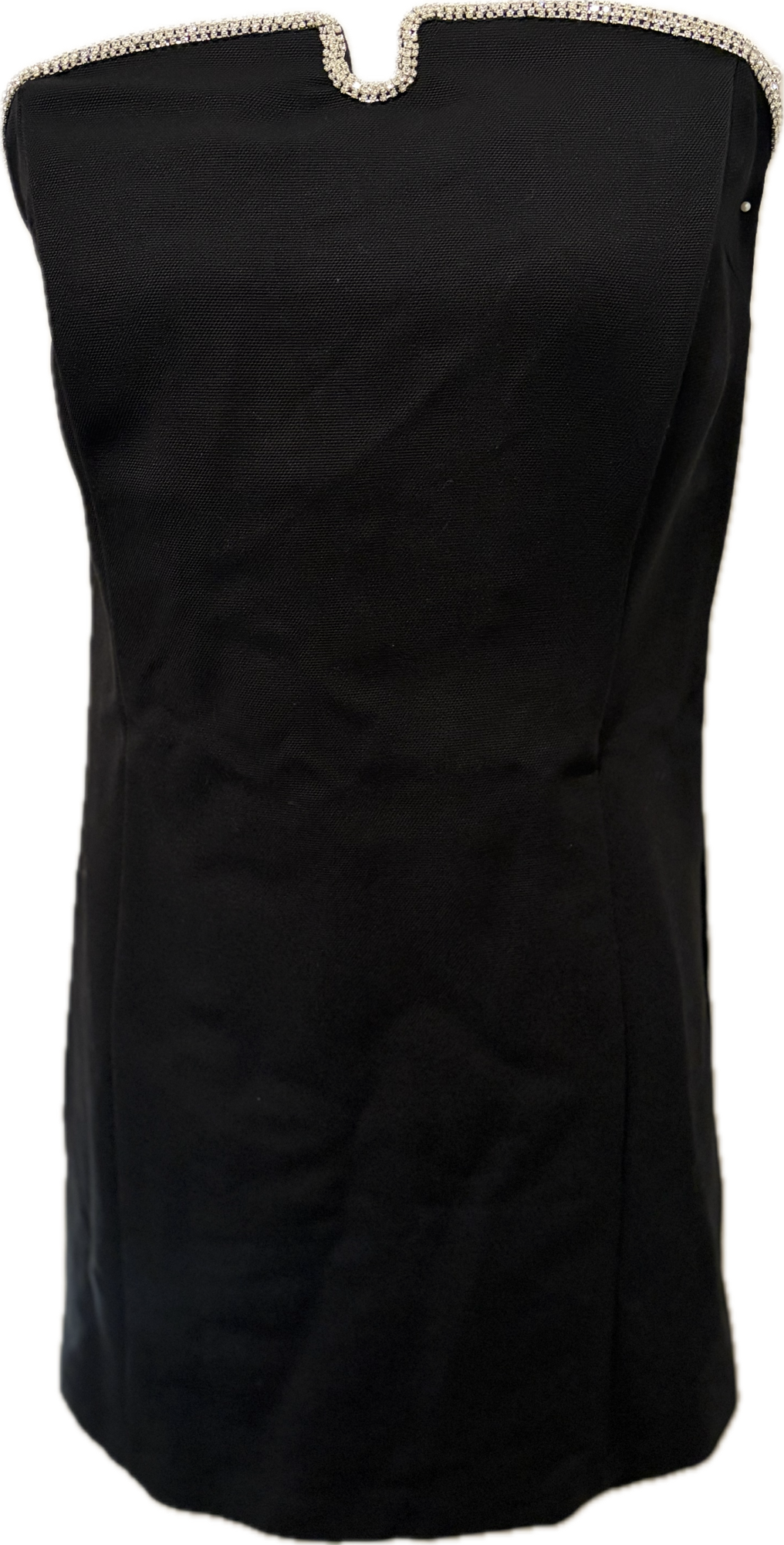 H&M Strapless Rhinestone Bodice Mini Dress