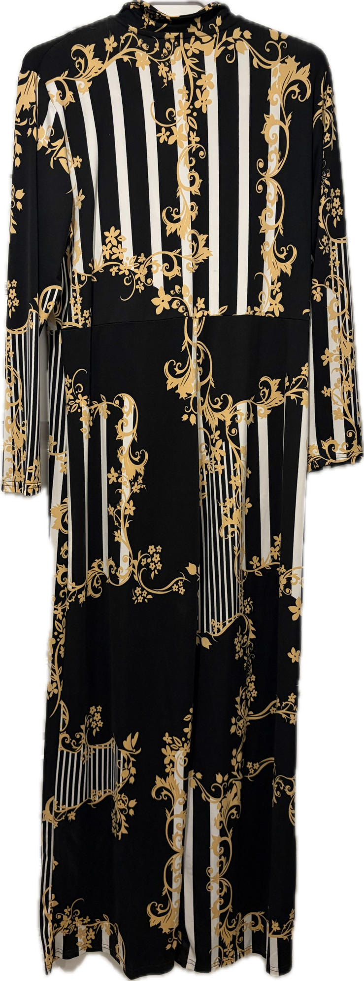 Baroque Black & Gold Stretch Jumpsuit