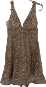 Hollywood Glam Net Sequin Rhinestone Dress