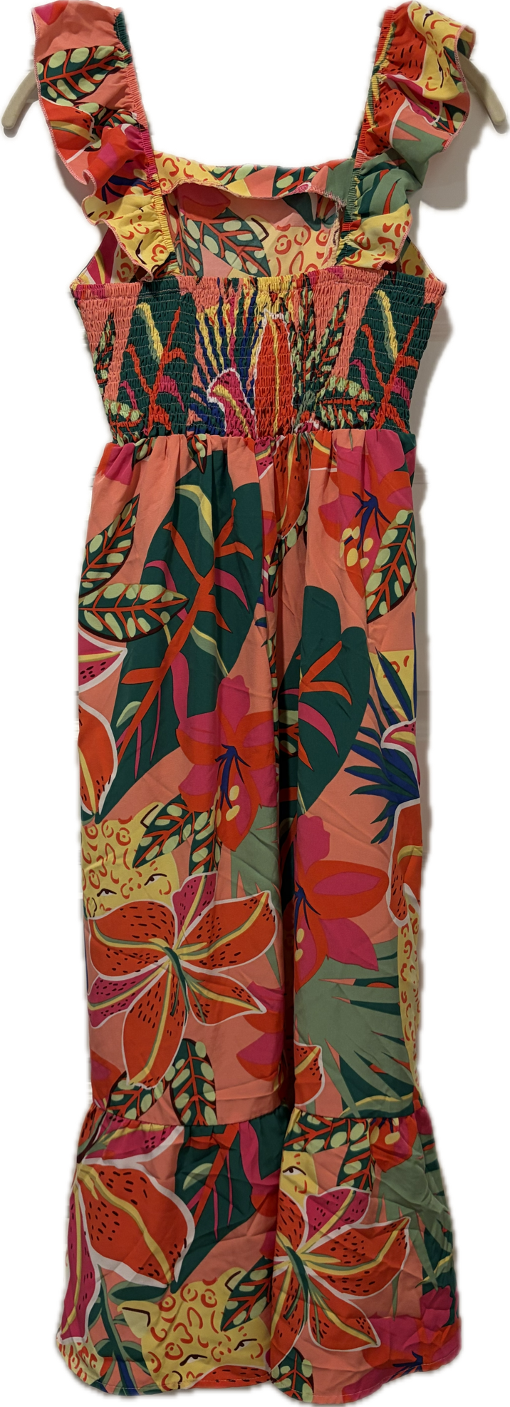 Farm Rio Inspired Tropical Print Dress