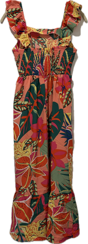 Farm Rio Inspired Tropical Print Dress