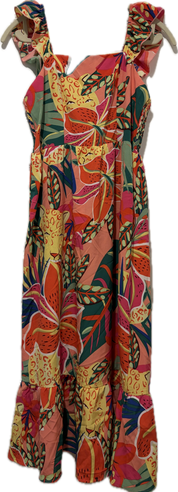 Farm Rio Inspired Tropical Print Dress