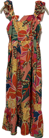 Farm Rio Inspired Tropical Print Dress