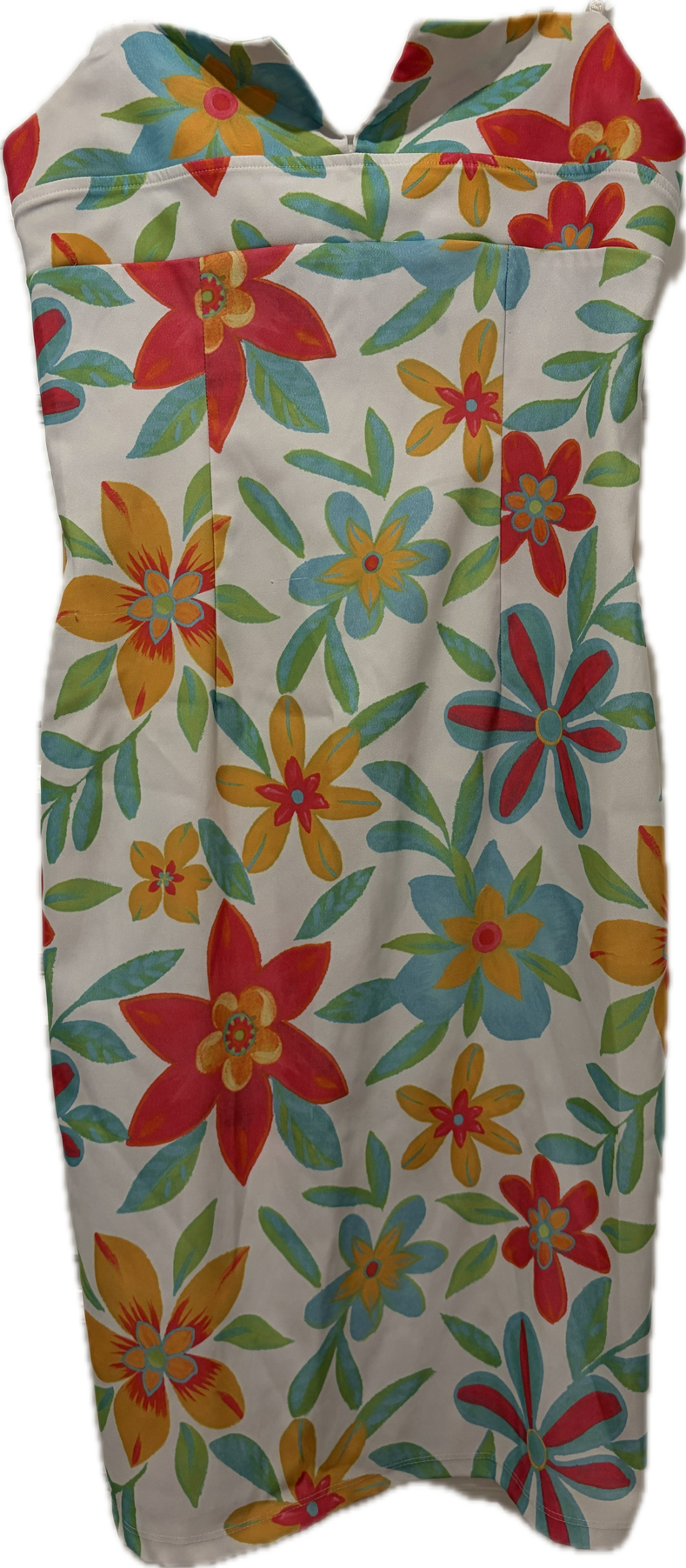 Tropical Floral Print Dress
