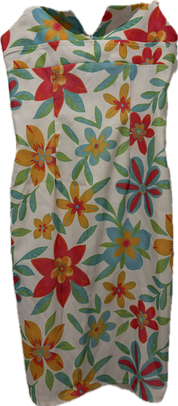 Tropical Floral Print Dress