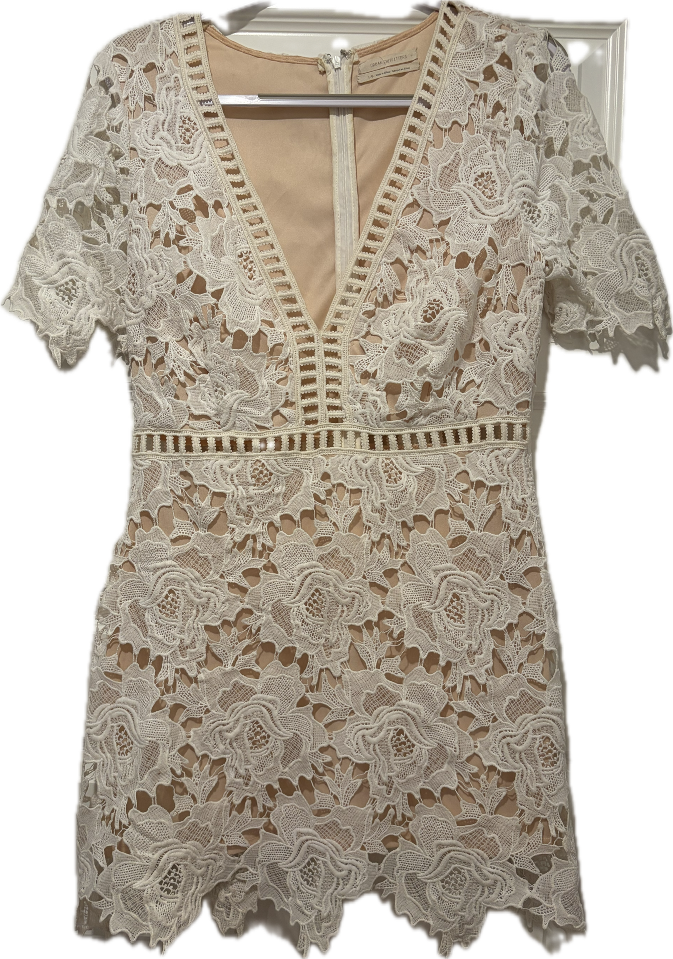 Urban Outfitters Cutout Lace Mini Dress