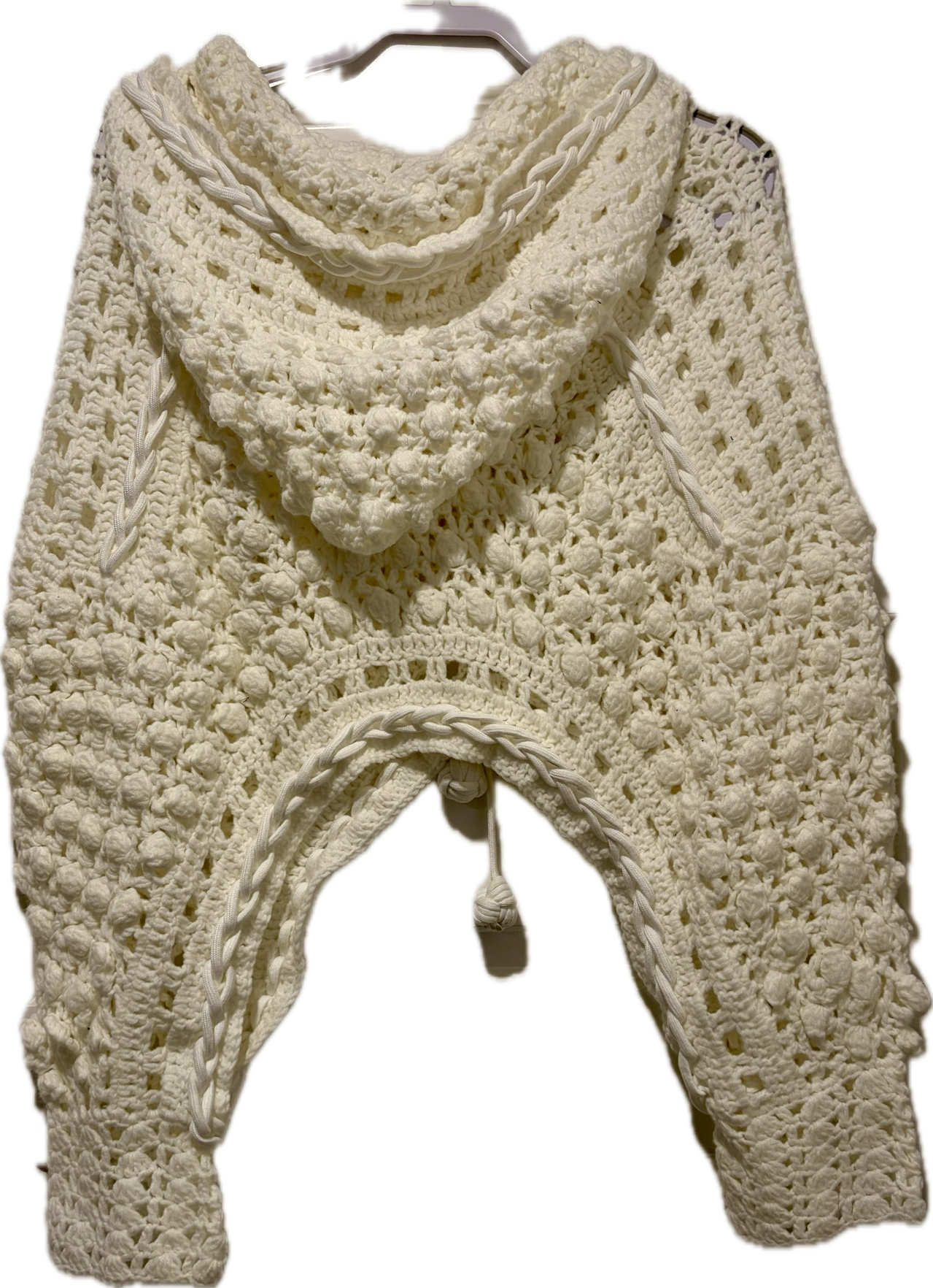 Fashion Nova Crochet Sleeved Poncho