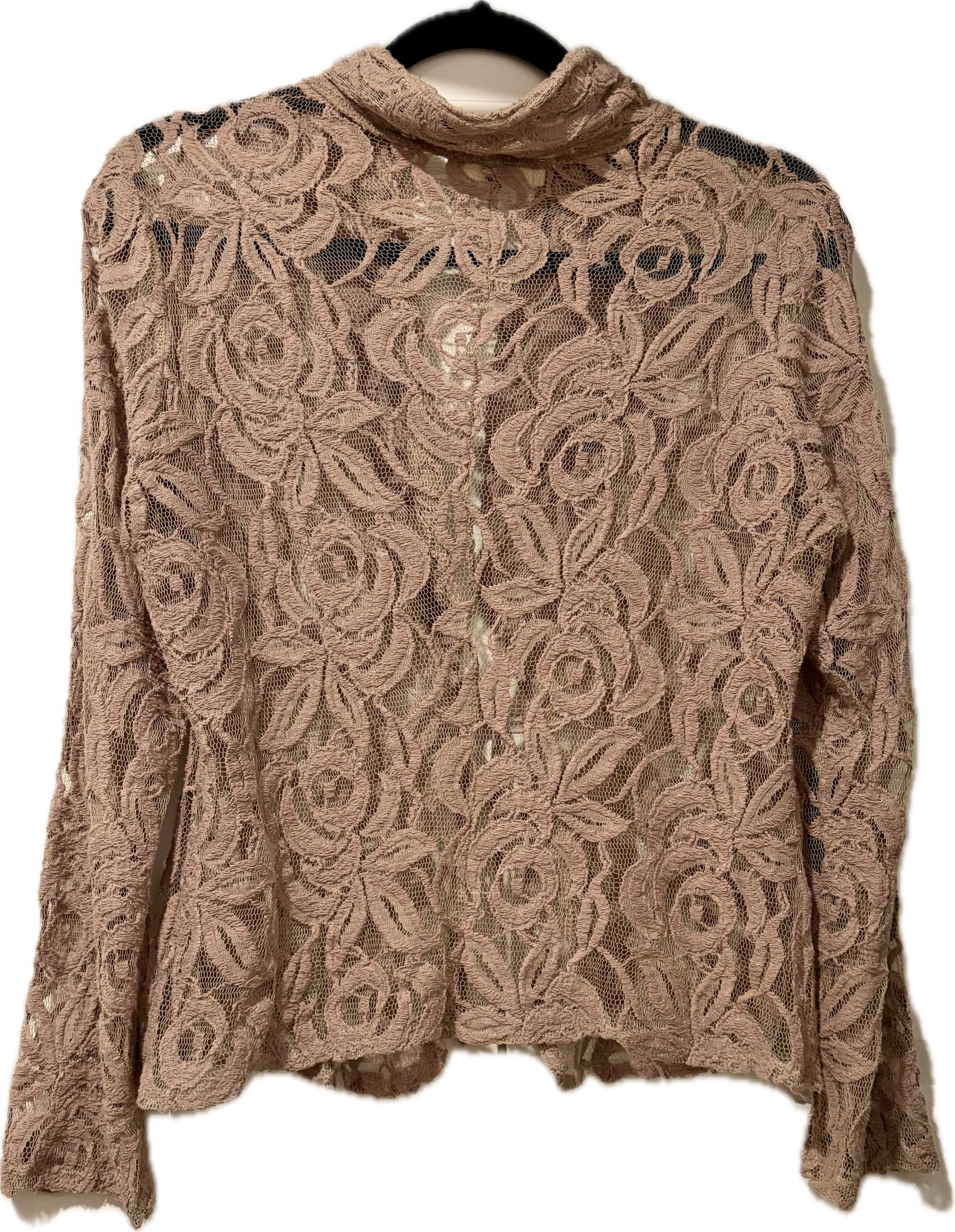 Tie Front Lace Cardigan