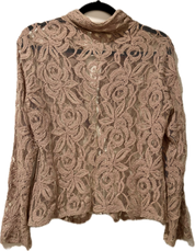 Tie Front Lace Cardigan
